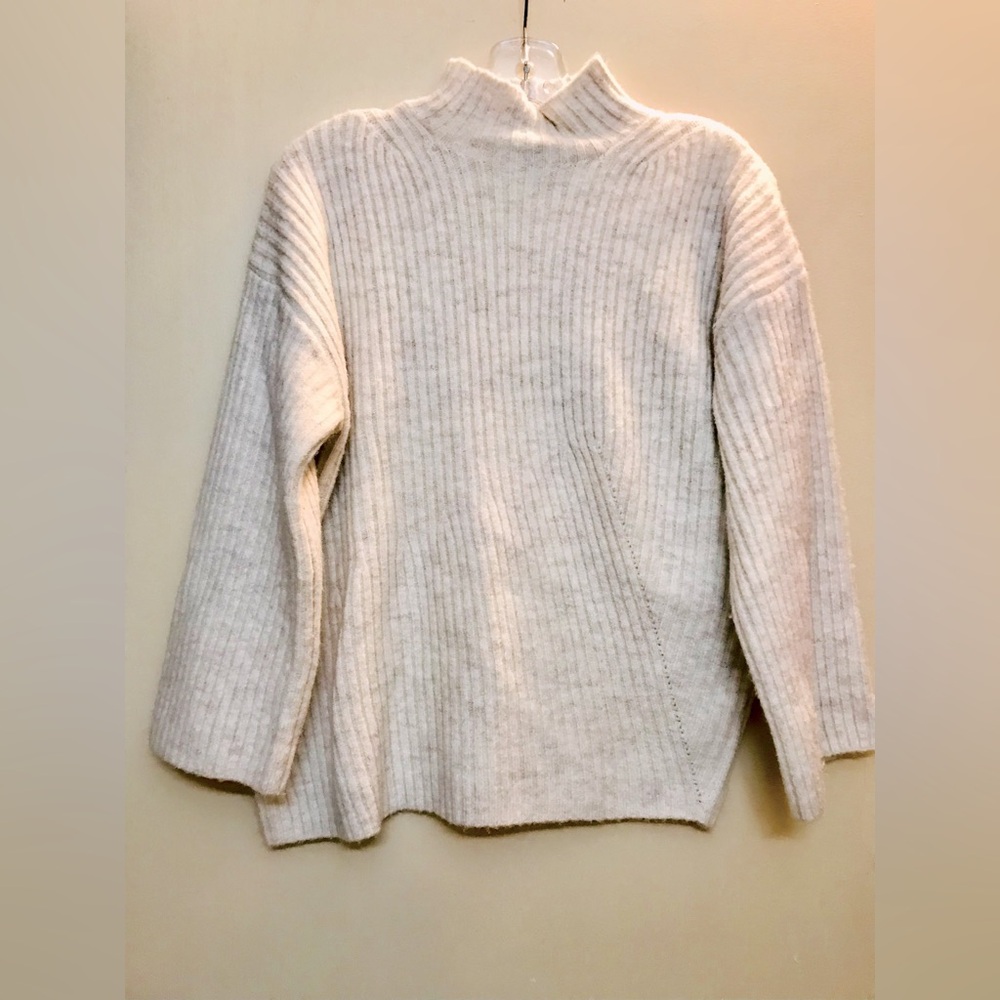 Suncoo Paris Gorgeous Ribbed Wool Blend Sweater